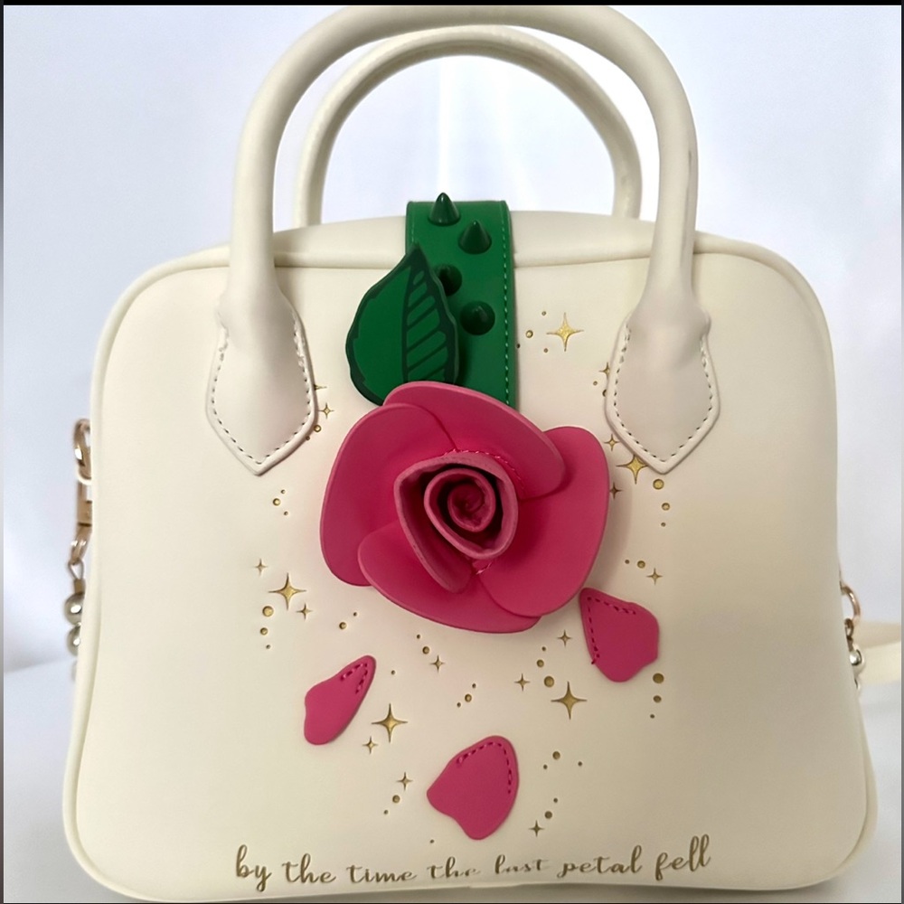 Loungefly Crossbody Nwot - Beauty And The Beast R… - image 1